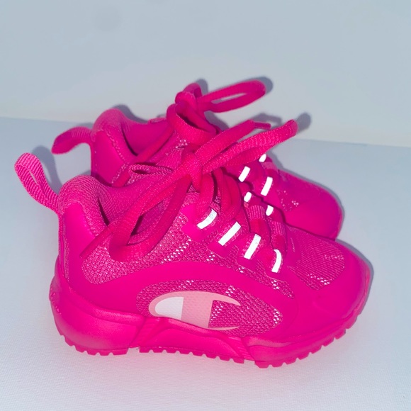 Neon Pink Sz 5 Toddlers Champion Sneakers - Picture 1 of 7